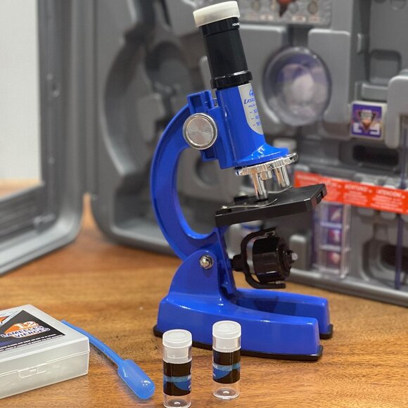 Eastcolight Deluxe Metal Microscope Set Multi-lingual (62 Pcs) New Sealed - Picture 5 of 16